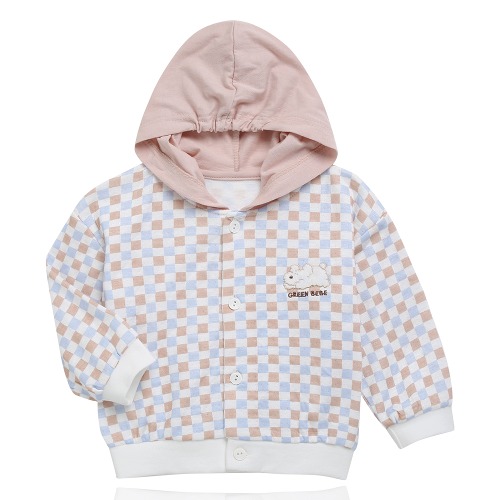 Popcorn Check Hooded Jumper (single product)